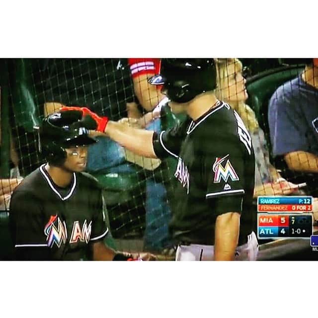ディー・ゴードンのインスタグラム：「Me: “Josey, you want me to fight him?” • Josey: “Nah doggy, I need you to stay on the field.” • Happy birthday Nino we miss you!」