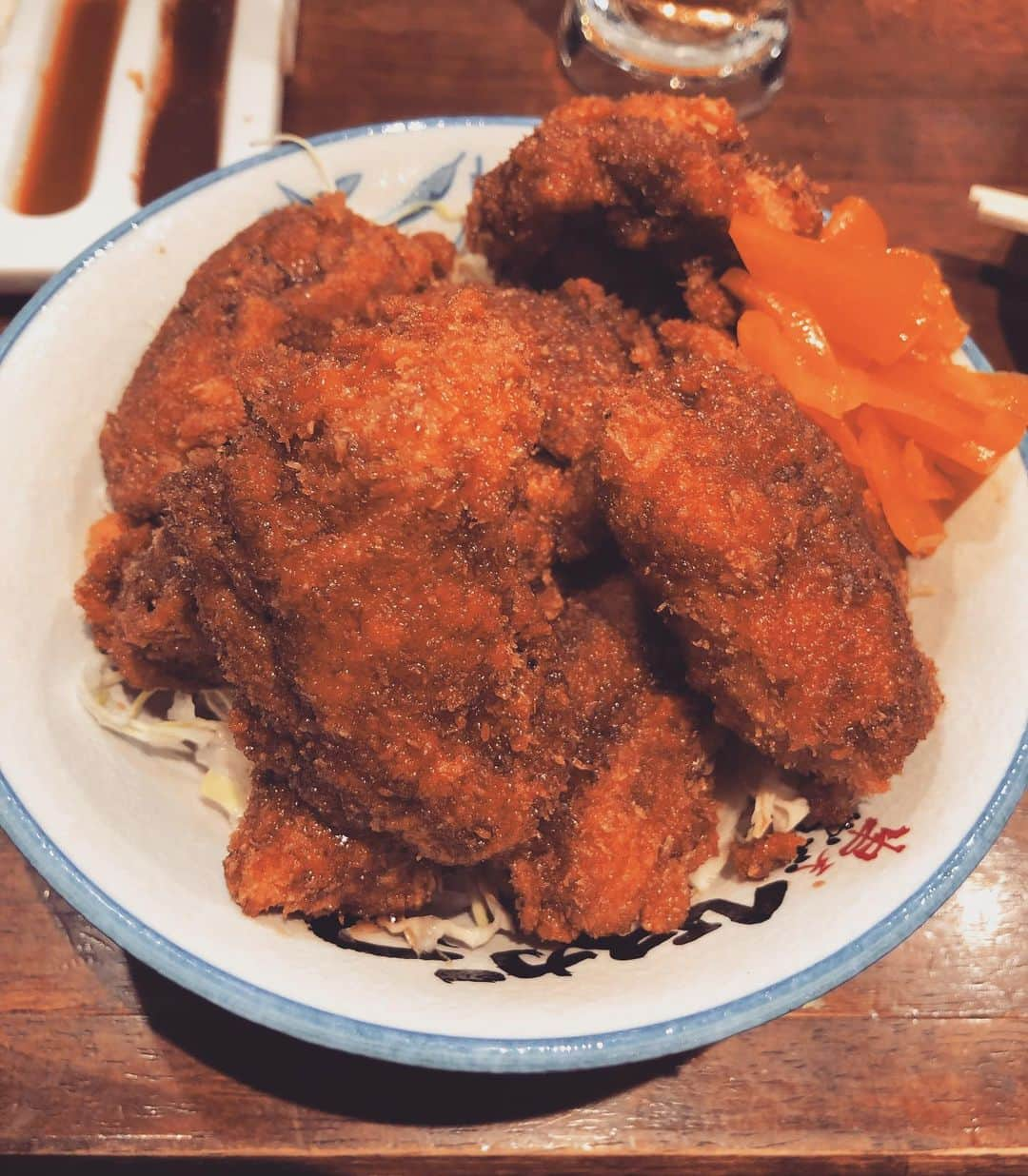 トニーフランクのインスタグラム：「渋谷ひろかつのソースカツ丼 おすすめ👍✨」