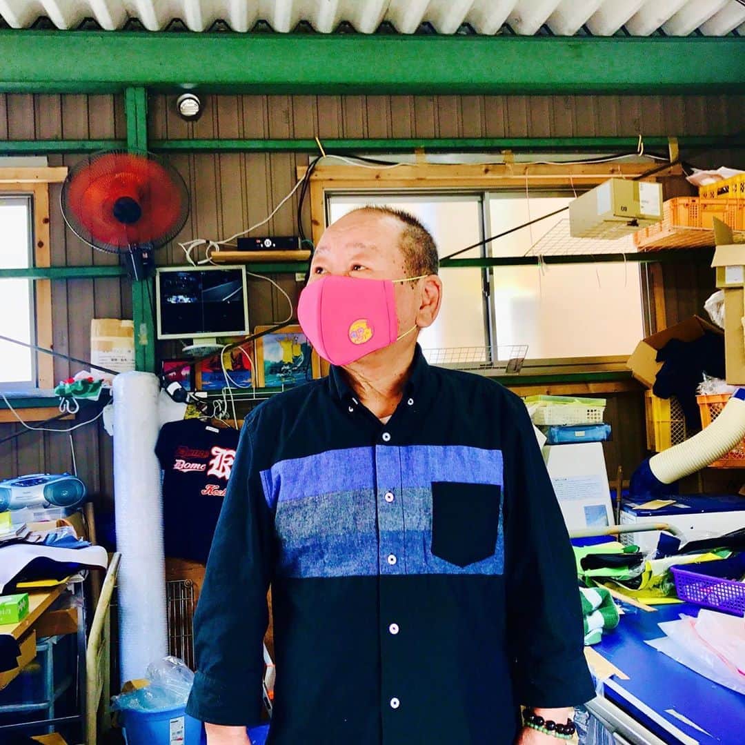 デハラユキノリのインスタグラム：「マスク作りました。 #ワークウェイ」