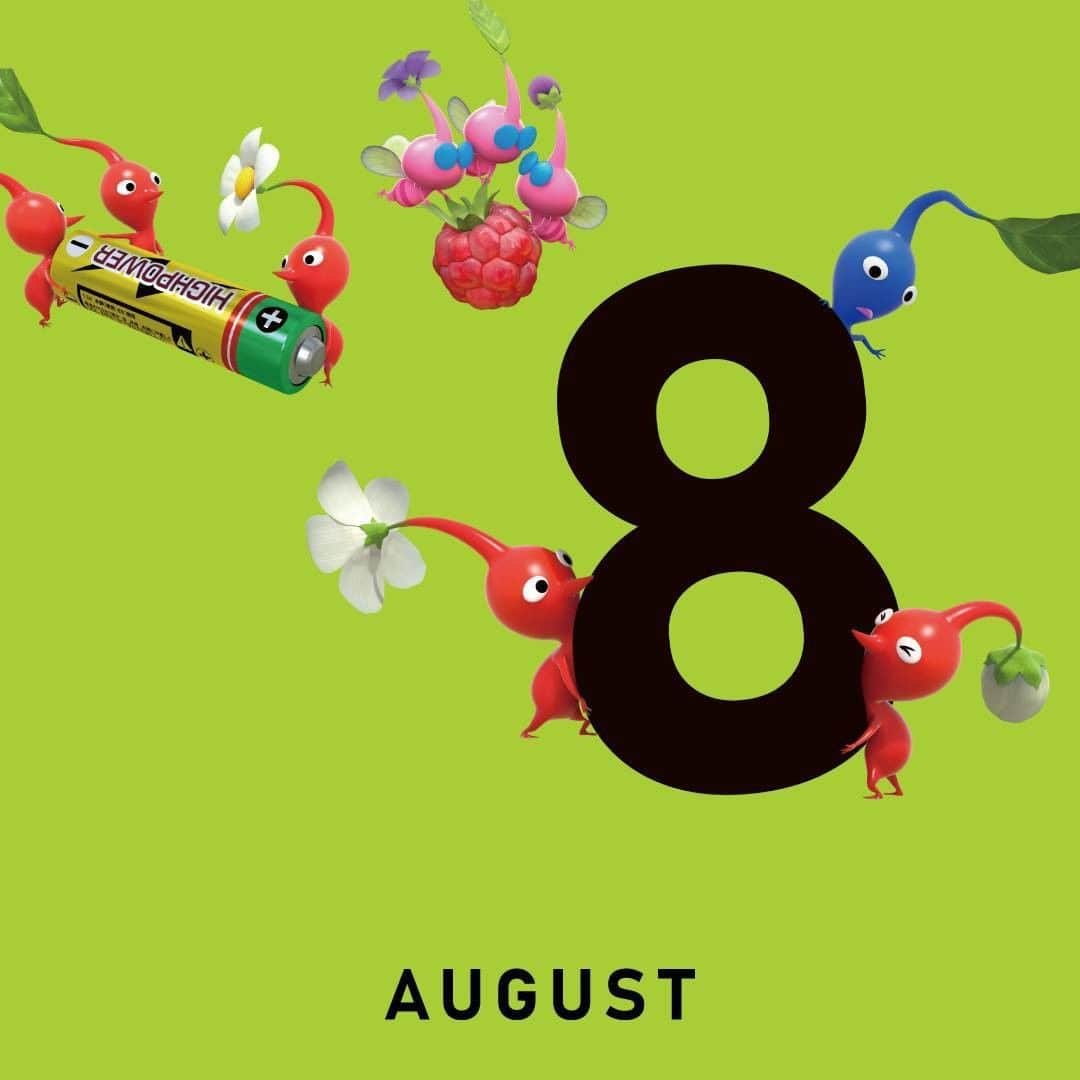 任天堂さんのインスタグラム写真 - (任天堂Instagram)「#2020年 #8月のカレンダー #ピクミン #August #calendar」8月1日 10時00分 - nintendo_jp