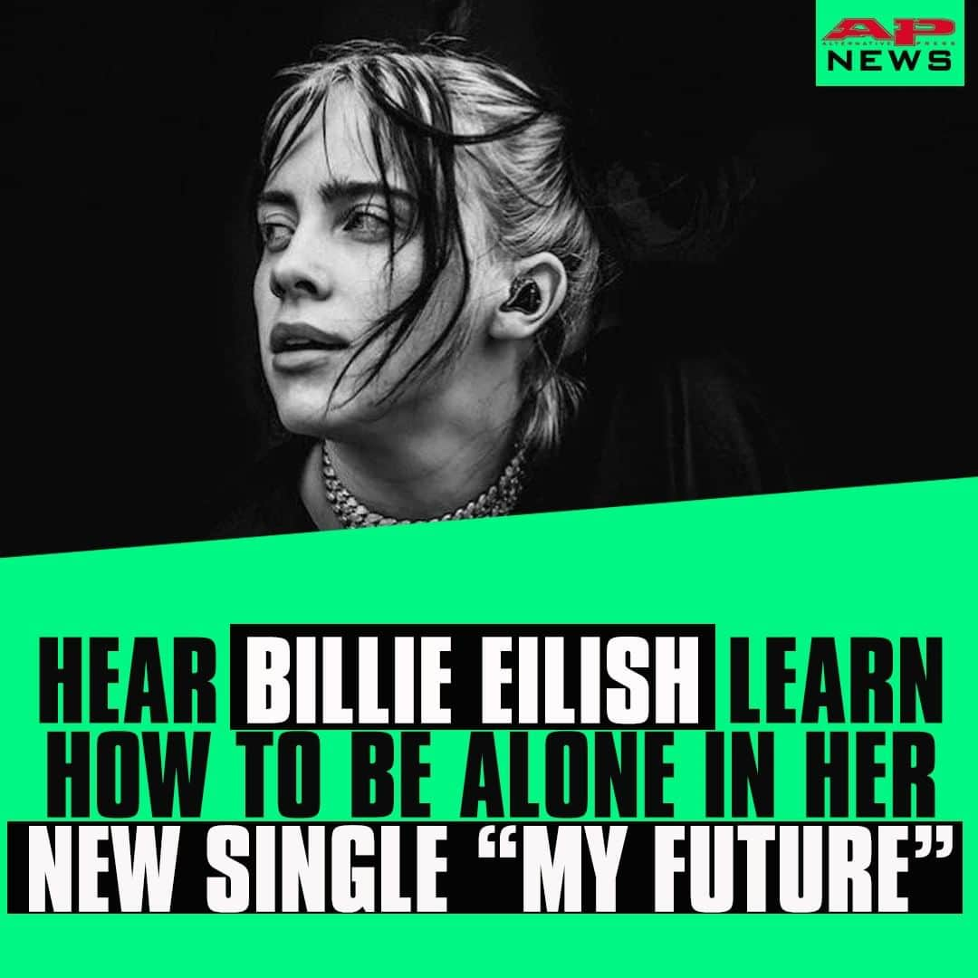 Alternative Pressさんのインスタグラム写真 - (Alternative PressInstagram)「LISTEN: @billieeilish’s highly-anticipated new single “my future” is all about her personal growth and learning how to be alone⁠ LINK IN BIO⁠ .⁠ .⁠ .⁠ #billieeilish #myfuture #billieeilishmyfuture #billieeilishnewmusic #billieeilishnewsingle #alternativepress #altpress」8月1日 10時01分 - altpress