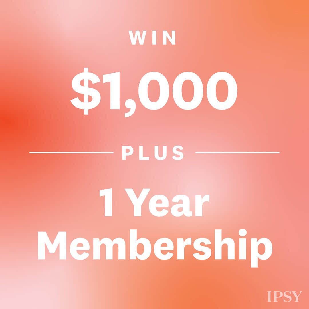 ipsyさんのインスタグラム写真 - (ipsyInstagram)「🎉 BIG Giveaway Alert 🎉 Love makeup AND money? (Obvi!) We’re giving one lucky Ipster $1,000 plus a one year IPSY Glam Bag membership. Sending luck to all who enter. Details below.  1. Follow @IPSY on Instagram 2. Like this post 3. Tag 5 friends  4. Use #IPSY and #GIVEAWAY  Deadline to enter is 8/4/20 at 11:59 p.m. PST and the winner will be announced by 8/11/20. ⁠To enter this giveaway, you must be 18 years old or older and a resident of the U.S. or Canada (excluding the Province of Quebec). By posting your comment with these hashtags, you agree to be bound by the terms of the Official Giveaway Rules at www.ipsy.com/contest-terms. This giveaway is in no way sponsored, endorsed or administered by, or associated with, Instagram.」8月1日 3時45分 - ipsy