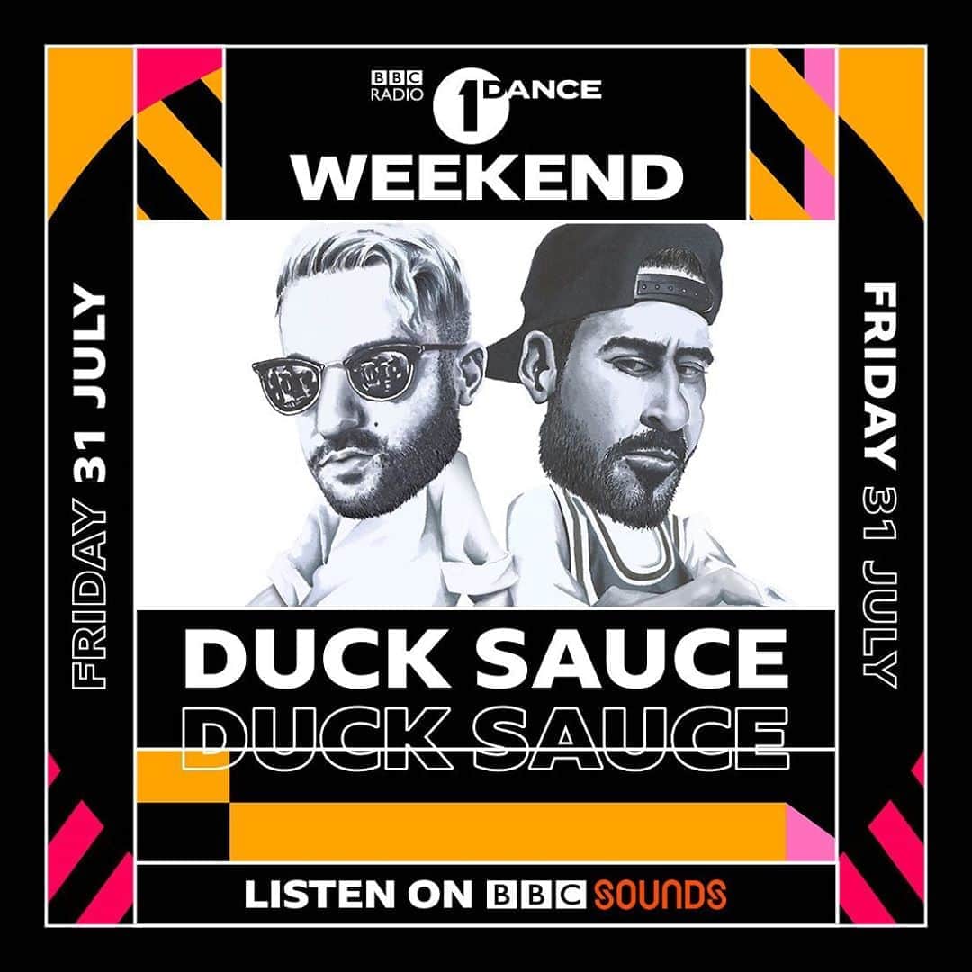 アーマンド・ヴァン・ヘルデンのインスタグラム：「Duck Sauce set! 21:00 UK time @bbcradio1 @atrak @ducksaucenyc」