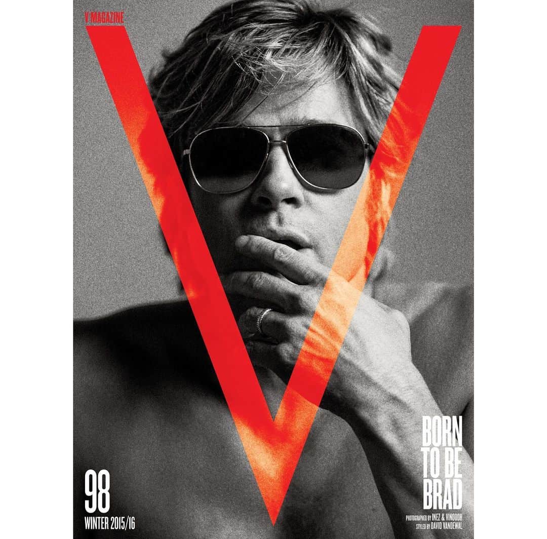 V Magazineさんのインスタグラム写真 - (V MagazineInstagram)「Congratulations to actor and film producer #BradPitt on his Emmy nomination for Outstanding Guest Actor for his parody role on @nbcsnl! ⭐️ To celebrate, V are inaugurating his V98 cover for the next installment of our 𝐂𝐨𝐥𝐥𝐞𝐜𝐭𝐨𝐫’𝐬 𝐂𝐥𝐮𝐛! Shot back in 2015, Pitt was gearing up to release the self produced film #ByTheSea, when he was captured by photography duo @inezandvinoodh and styled by #DavidVandewal! Come September of this year, Brad will go up against fellow actors Dev Patel, Adam Driver and Eddie Murphy for the coveted award!  — With only ONE issue left in the world, you don’t want to miss this opportunity to score your copy. Head to the link in bio to purchase now! — From #V98 Winter 2015/16 Photography: @inezandvinoodh Fashion: #DavidVandewal」8月1日 4時53分 - vmagazine