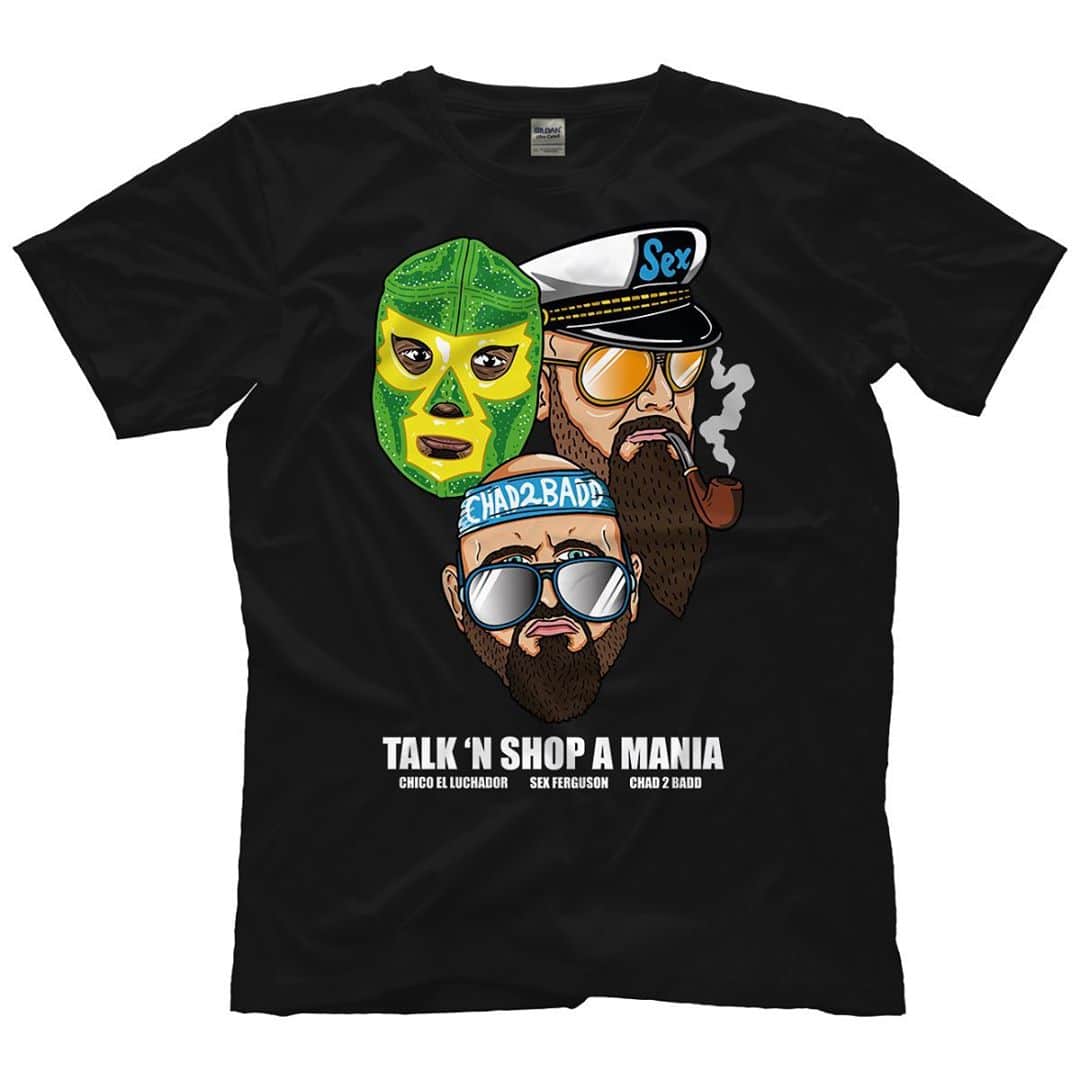ロッキー・ロメロさんのインスタグラム写真 - (ロッキー・ロメロInstagram)「New #TalkNshopAmania T-shirt out now on @prowrestlingtees !!」8月1日 5時05分 - azucarroc