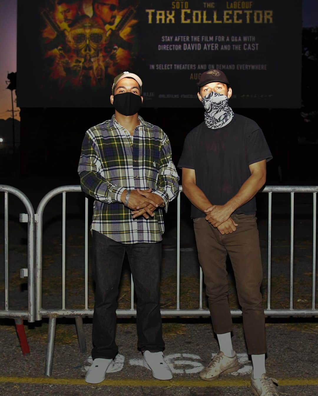 Just Jaredさんのインスタグラム写真 - (Just JaredInstagram)「Shia LaBeouf and co-star Bobby Soto attend a drive-in screening of their new movie “The Tax Collector” #ShiaLaBeouf #BobbySoto Photo: Rodin Eckenroth」8月1日 7時19分 - justjared