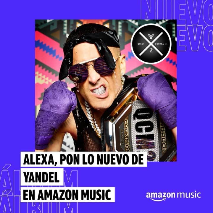 のインスタグラム：「“Alexa, play Quien Contra Mi Vol.2 🔥@amazonmusic”」