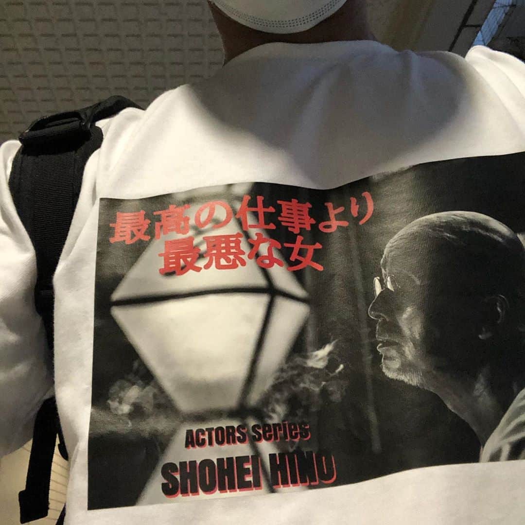 山口祥行のインスタグラム：「火野先輩Tシャツ #mobstar」