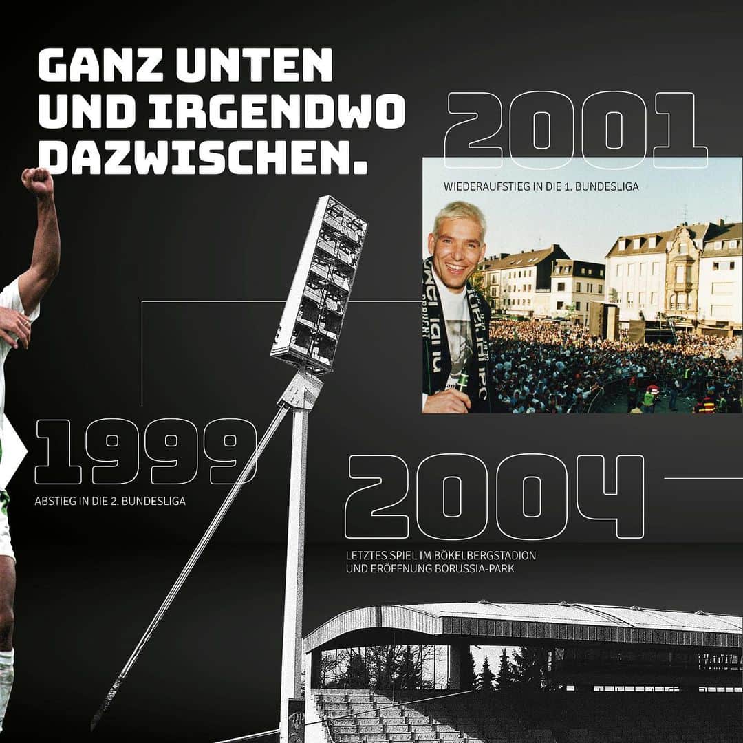 ボルシア・メンヒェングラートバッハさんのインスタグラム写真 - (ボルシア・メンヒェングラートバッハInstagram)「1️⃣2️⃣0️⃣ Jahre Borussia 🖤🤍💚 #120JahreBorussia #dieFohlen」8月1日 18時13分 - borussia
