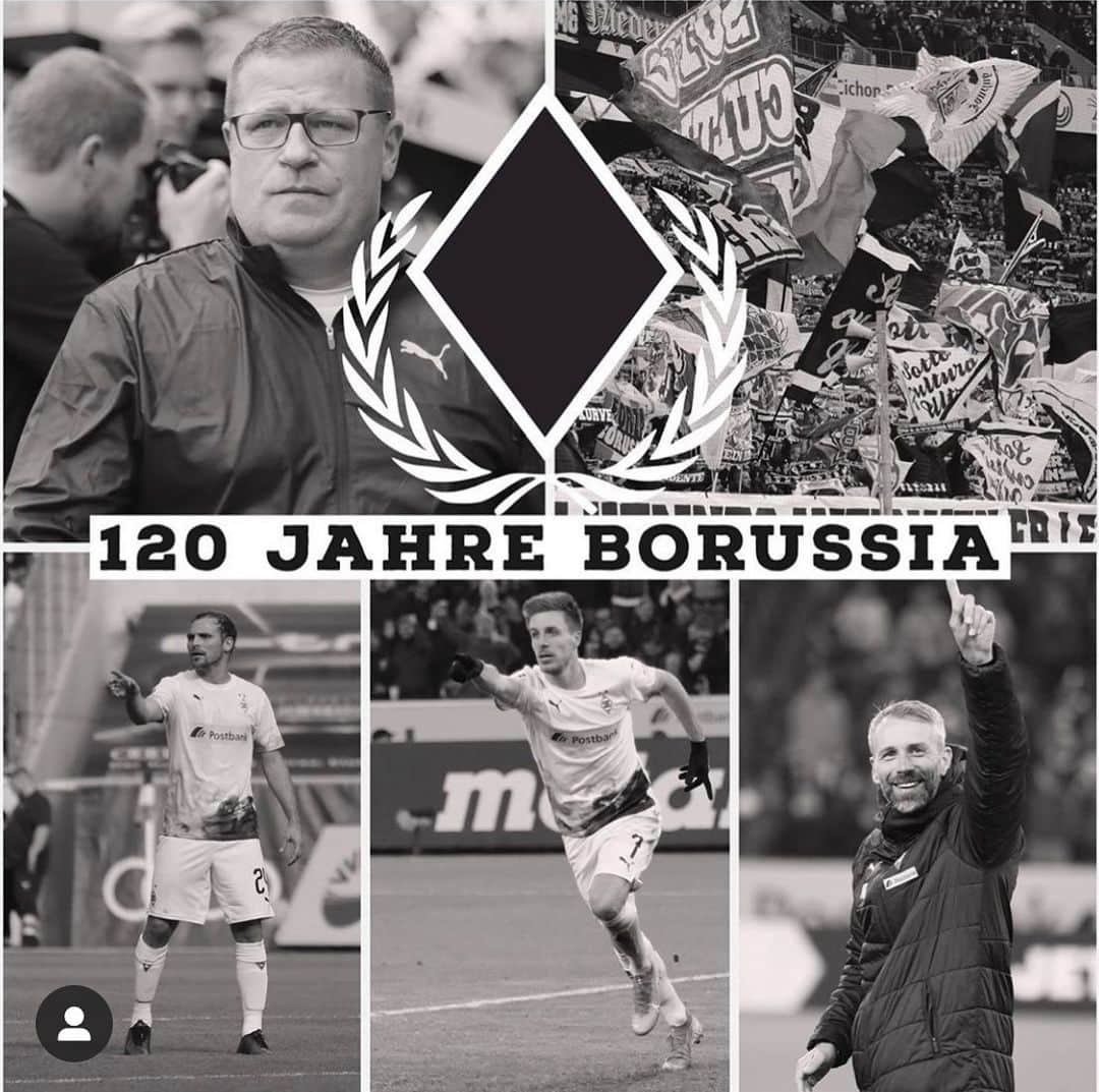 パトリック・ヘアマンのインスタグラム：「Happy Birthday Borussia 🖤🤍💚」