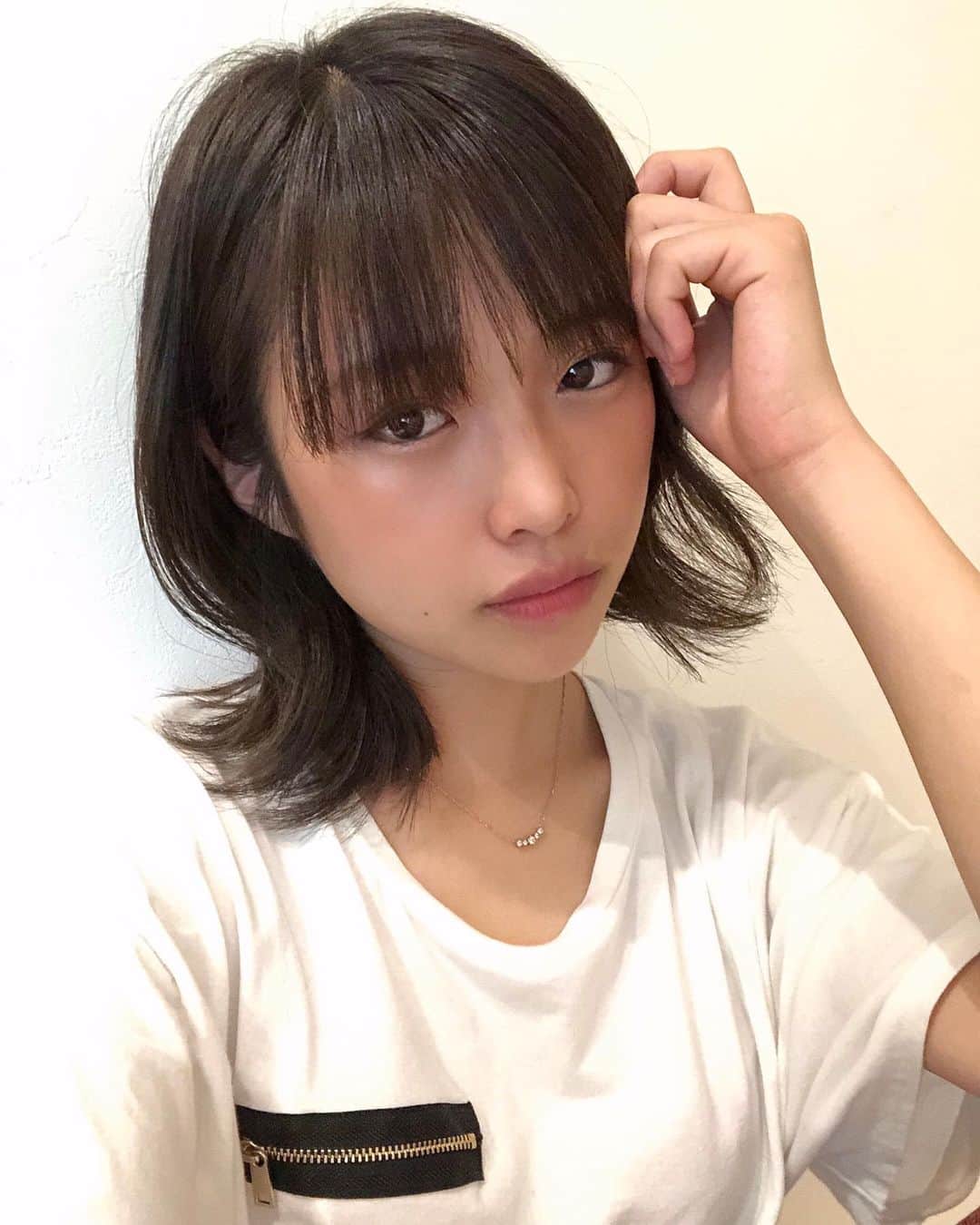 石井美音奈さんのインスタグラム写真 - (石井美音奈Instagram)「髪の毛を短くしたよ❤︎❤︎ 凄く傷んでたからスッキリした。」8月1日 19時22分 - mionaishii