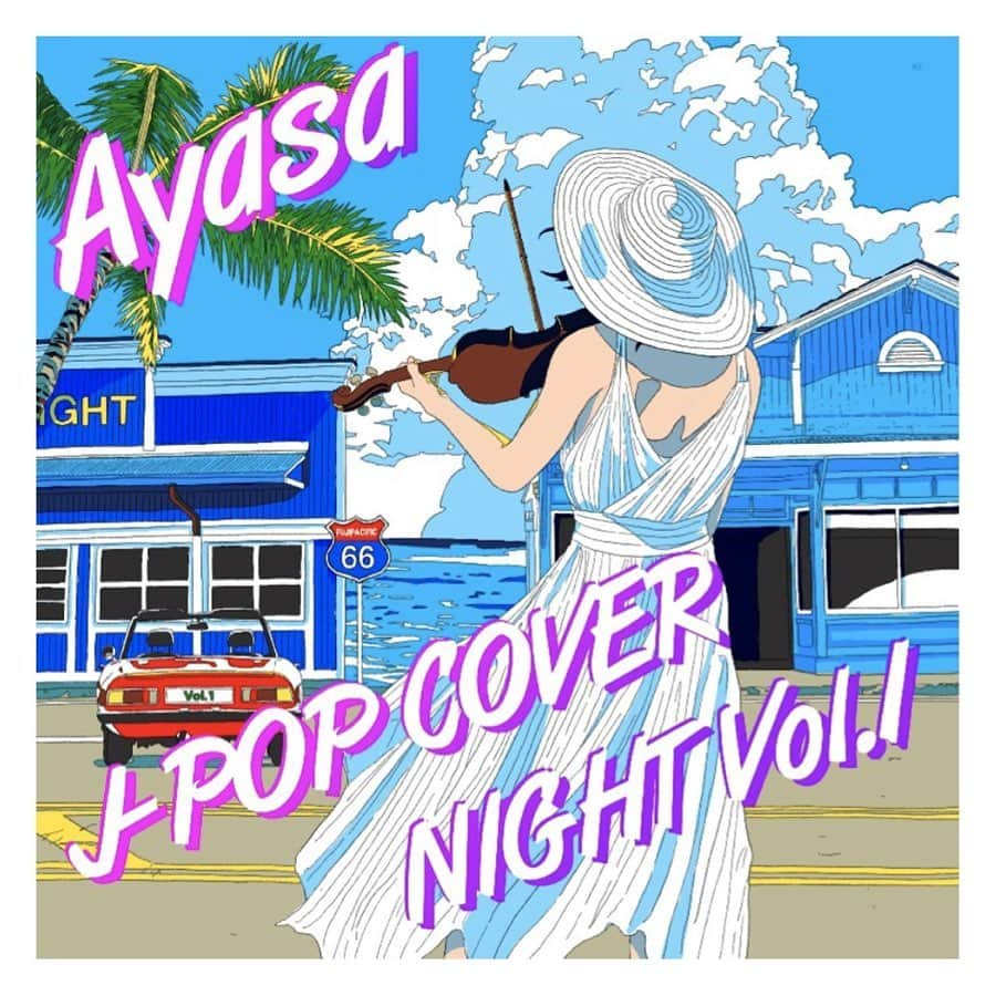 AYASAさんのインスタグラム写真 - (AYASAInstagram)「👒🎻 本日8月1日(土) FUJIPACIFIC MUSIC presents J-POP COVER NIGHT Vol.1 配信リリーススタートしました☀️ . 色褪せることのない名曲たちの美メロをバイオリンで奏でさせていただいております✨ 是非今年の夏のお供にして下さい🎻💙 ・ ・ #jpopcovernight #8月1日 #配信リリース  #rideontime #山下達郎  #君は天然色 #大滝詠一  #夏のクラクション #稲垣潤一  #もう一度夜を止めて #崎谷健次郎  #たしかなこと #小田和正 #ayasa #jpop #jpopcover」8月1日 12時15分 - ayasa_doya