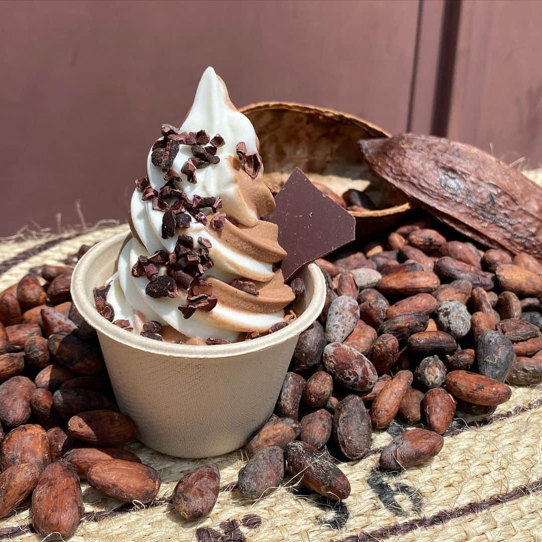 CRAFT CHOCOLATE WORKSさんのインスタグラム写真 - (CRAFT CHOCOLATE WORKSInstagram)「. ソフトクリーム日和！！  カップもご用意しております。 お子様がゆっくり食べても大丈夫◎  ソフトクリームは無添加なので そんなところも安心です。  #craftchocolateworks #craftchocolate #beantobar  #softcream #milk #chocolate #クラフトチョコレートワークス  #クラフトチョコレート　#ビーントゥバー #ソフトクリーム　#チョコレートソフト  #ジャージーミルク　#大山牧場  #ミルクも甘くて美味しい #カカオも産地の個性がはっきり #ハーフよりどちらか一択がおすすめ #東京グルメ　#東京スイーツ　#東京チョコレート #東京　#世田谷 #三宿　#三軒茶屋　#池尻大橋 #世田谷公園　#わたしのすきな三宿  #craftpudding #残りわずか」8月1日 12時49分 - craft_chocolate_works