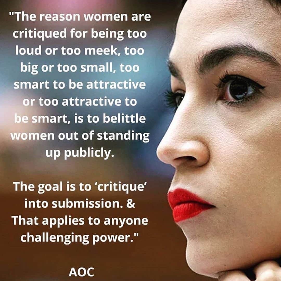 レナ・ヘディのインスタグラム：「@aoc You have been a fierce heart lead force from the beginning ... My vote every time.  #killingit #truth #riseup」