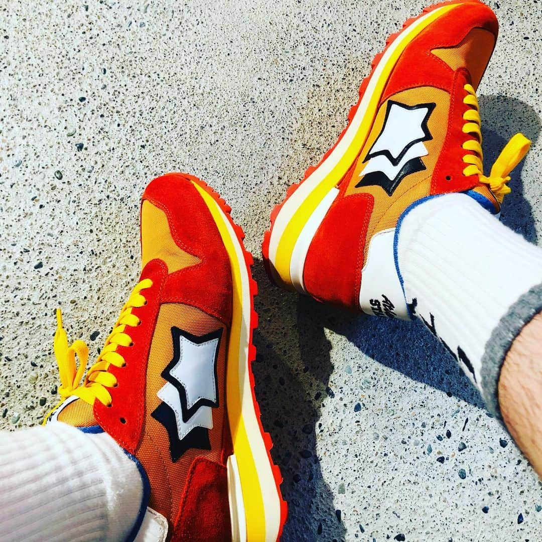 竹内寿さんのインスタグラム写真 - (竹内寿Instagram)「new shoes!!  新しいクッツ!!  #atlanticstars」8月1日 17時36分 - toshi.takeuchi