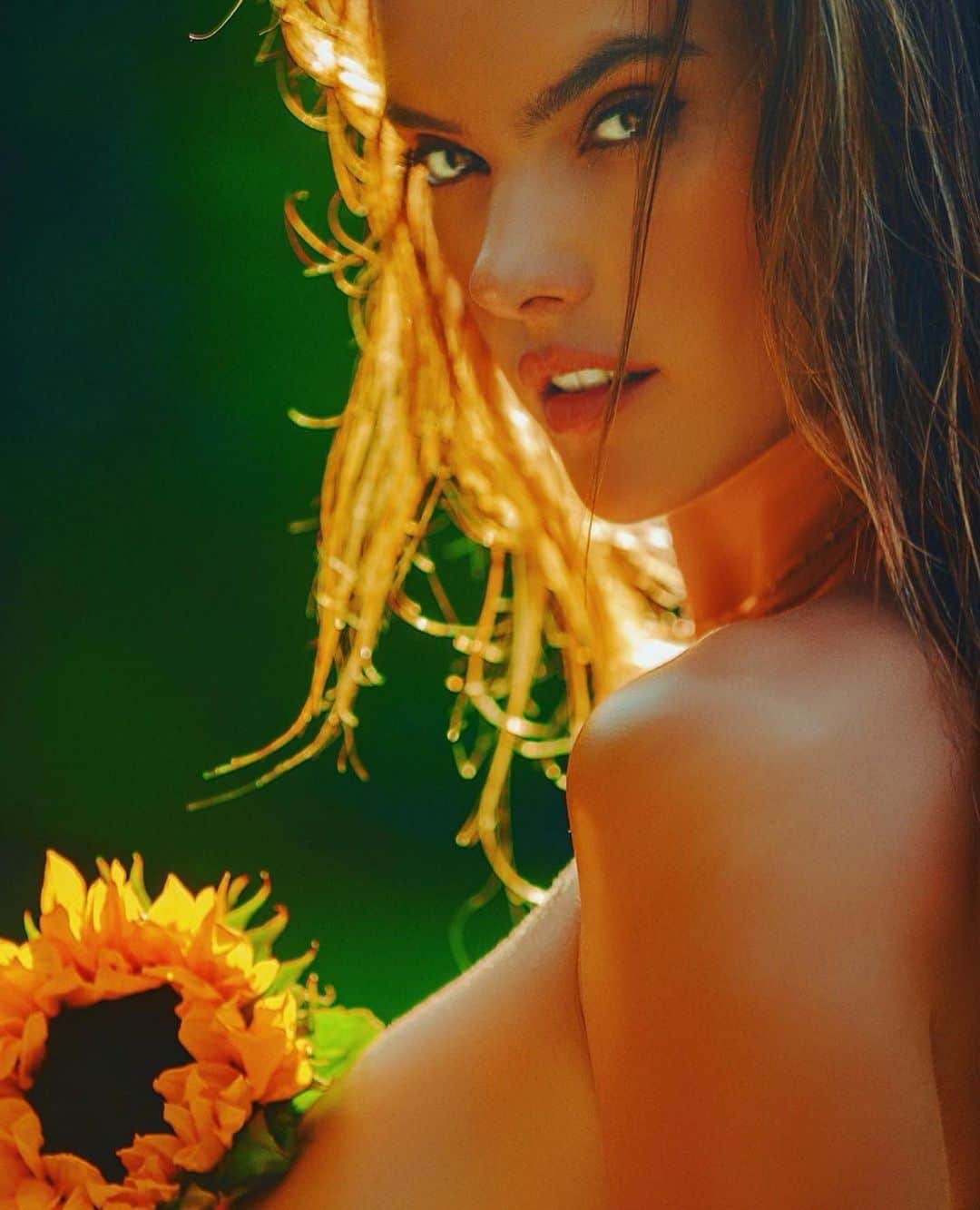 アレッサンドラ・アンブロジオさんのインスタグラム写真 - (アレッサンドラ・アンブロジオInstagram)「“She was a wildflower in love with the sun.“☀️🌻🧡」8月2日 4時34分 - alessandraambrosio