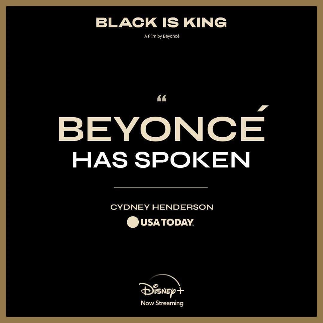 Walt Disney Studiosさんのインスタグラム写真 - (Walt Disney StudiosInstagram)「“Beyonce has spoken.” #BlackIsKing, a new visual album from Beyoncé, is now streaming on #DisneyPlus.」8月2日 4時30分 - disneystudios