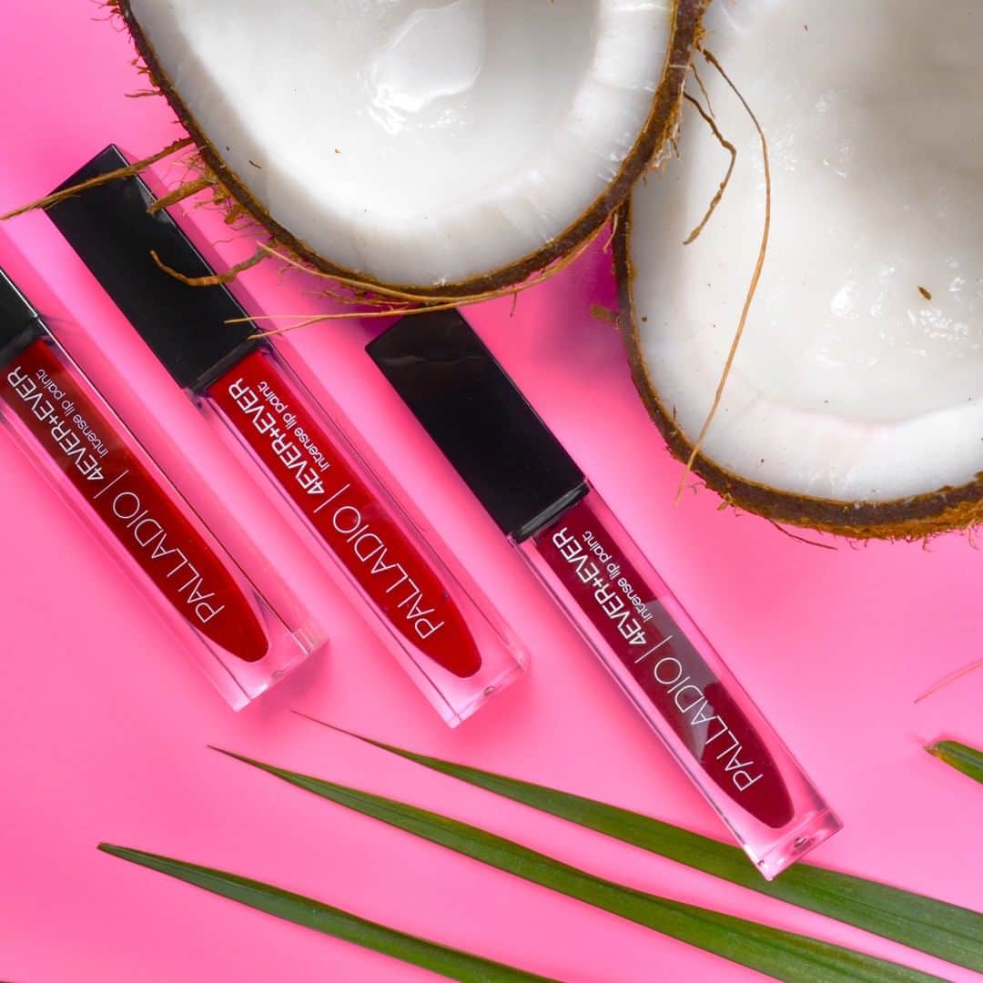 Palladio Beautyさんのインスタグラム写真 - (Palladio BeautyInstagram)「4Ever+Ever Intense Lip Paint is a liquid lipstick w/ a long-wearing, high-shine vinyl finish. This #vegan #glutenfree formula is infused w/ Aloe, Coconut Oil, & Apricot Oil to keep lips moisturized, & protected all-day.  ALWAYS Paraben-Free 🌱 & Cruelty-Free 🐇  #PalladioBeauty #LipPaint #LiquidLipstick」8月1日 20時30分 - palladiobeauty