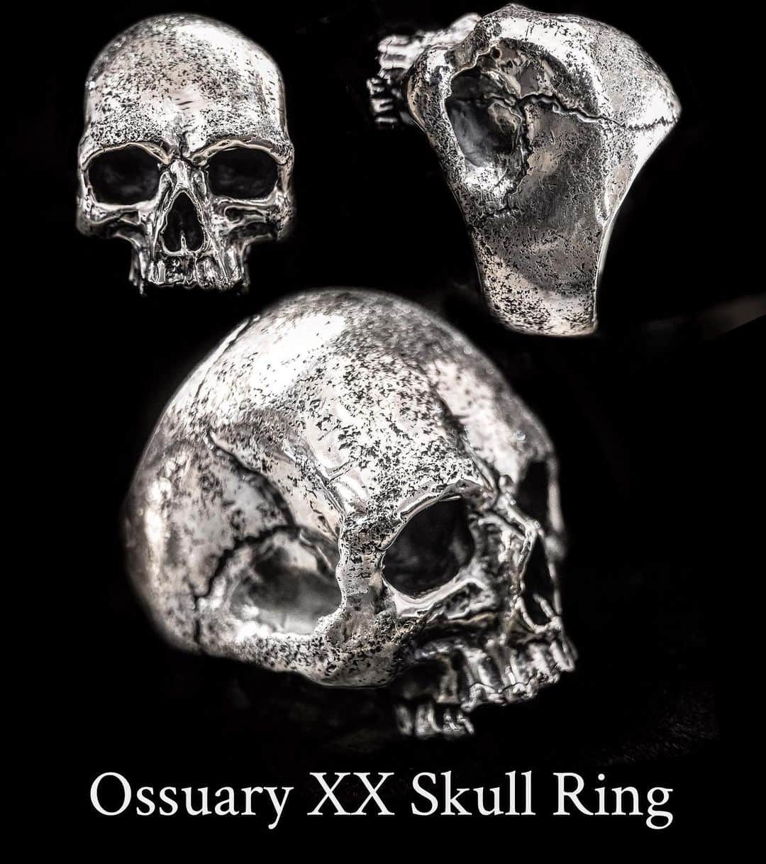クレイジーピッグさんのインスタグラム写真 - (クレイジーピッグInstagram)「Get yours now 15% off #skull #ring #heavymetal #rocknroll #gothic #skillring #skullfashion #halfjaw」8月1日 20時54分 - crazypigdesignslondon