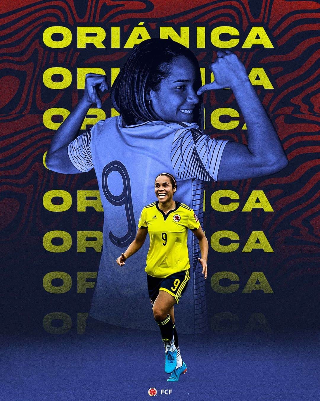サッカー コロンビア代表チームのインスタグラム：「¡Felicitaciones Campeona 🔥⚽!  @orivelasquez está de cumpleaños 🥳.   Que sean muchos años más llenos de goles y alegrías. ¡Un abrazo de gol 🤗!」