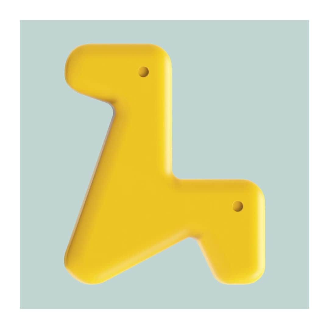 のインスタグラム：「Light blue, red or yellow. #Doraff is not only a joyful piece of furniture, but also a loyal playmate and an adventure buddy. Discover it on alessi.com. #SS20⁣  Design by @ben_van_berkel / @unstudio_architecture」