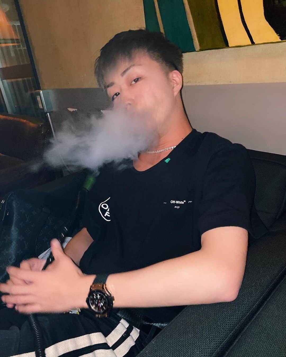 言×THEANSWER（アンサー）さんのインスタグラム写真 - (言×THEANSWER（アンサー）Instagram)「割と久しぶりに煙を吸引」8月1日 22時33分 - iupekeanswer