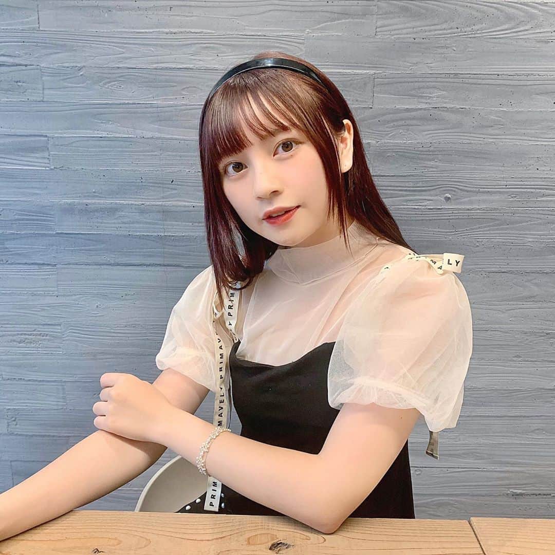 廣川奈々聖のインスタグラム：「甘め！🐰🥛こゆのずっと大好き ﻿  #私服#todayscode#カチューシャ ﻿」