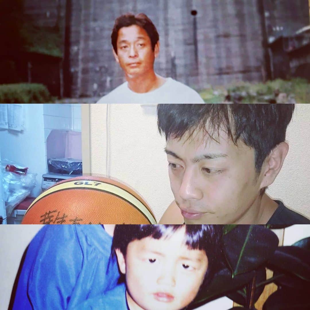 中村昌也のインスタグラム：「親父、兄貴、俺。  時代は違うが、、、三枚並べた。  NBAが再開！早起きが嬉しい。 中村家はokcを応援します！  #NBA #OKC」