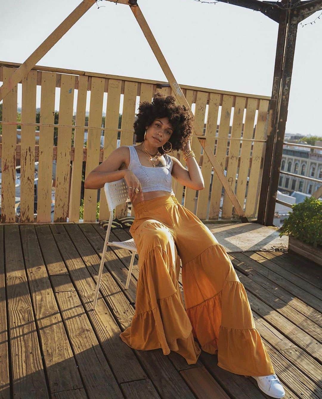 freepeopleさんのインスタグラム写真 - (freepeopleInstagram)「@fpmovement Wide Leg Pants. That’s it, that’s the whole caption. @thenotoriouskia #movingtogether」8月2日 1時56分 - freepeople