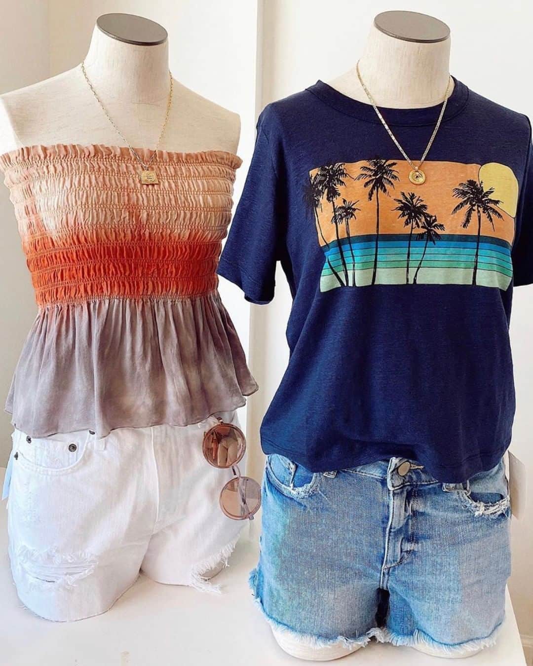 チェイサーのインスタグラム：「Summer outfit inspo🌞💕 which would you wear??⤵️ @shopbctwo #chaserbrand #summeroutfitinspo #summerstyle2020 #graphictee」