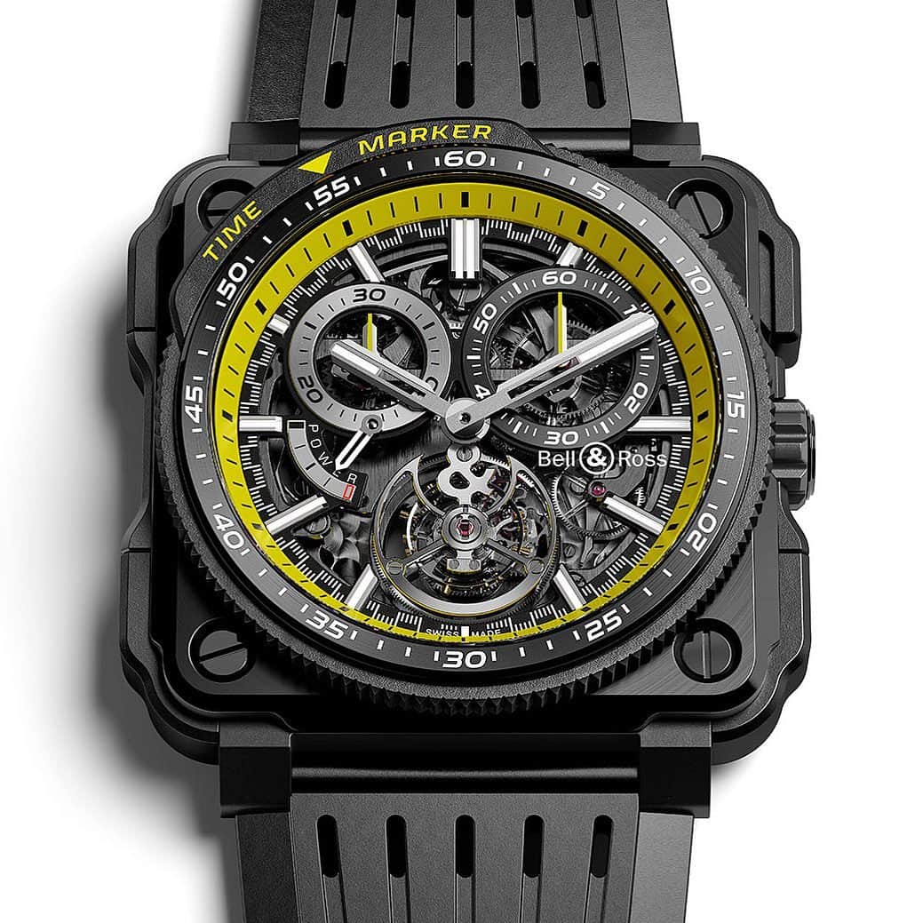 Daily Watchさんのインスタグラム写真 - (Daily WatchInstagram)「The incredible @BellRossWatches BR-X1 Tourbillon R.S.20. Made as a result of the official partnership between Renault F1® team and Bell & Ross (Five year’s partnership in 2020). This reference is inspired by the F1® car for the Renault 2020 team and the R.S.2027 concept car, and made in a limited edition of just 5 pieces #BellRoss」8月2日 3時14分 - dailywatch