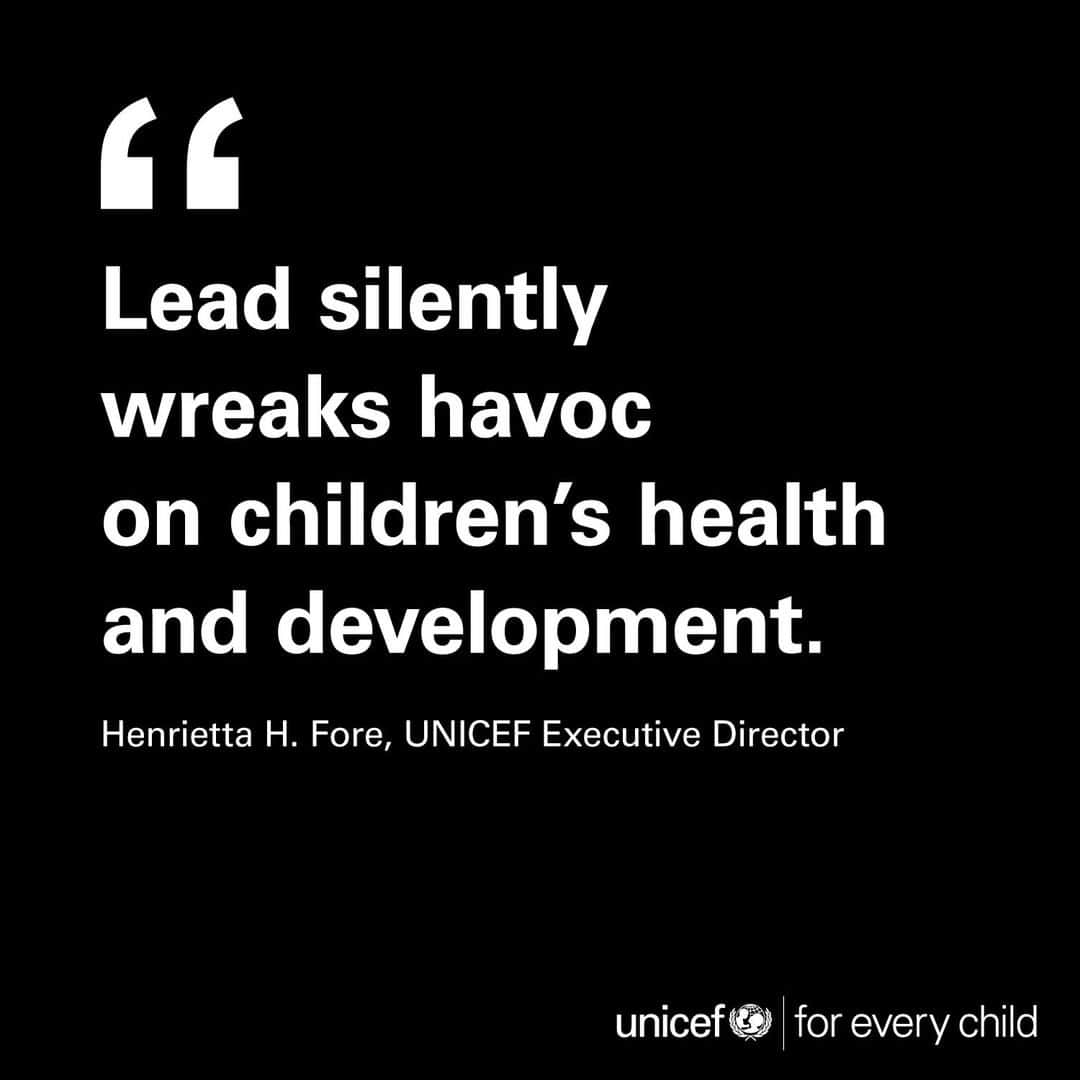 unicefさんのインスタグラム写真 - (unicefInstagram)「Lead is silently seeping into children’s bodies through unregulated lead-acid battery recycling operations, electronic waste dumps, pottery, spices, paint, toys and drinking water.⠀ ⠀ We’ve known about the toxicity of lead for centuries. Yet today, 1 in 3 children are affected by lead poisoning - causing irreversible harm to their brains and bodies. ⠀ ⠀ To protect children’s health, UNICEF and @pureearthnow are calling for urgent action - including shielding children from high-risk sites and products that contain lead, such as certain ceramics, paints, toys and spices.」8月2日 13時15分 - unicef