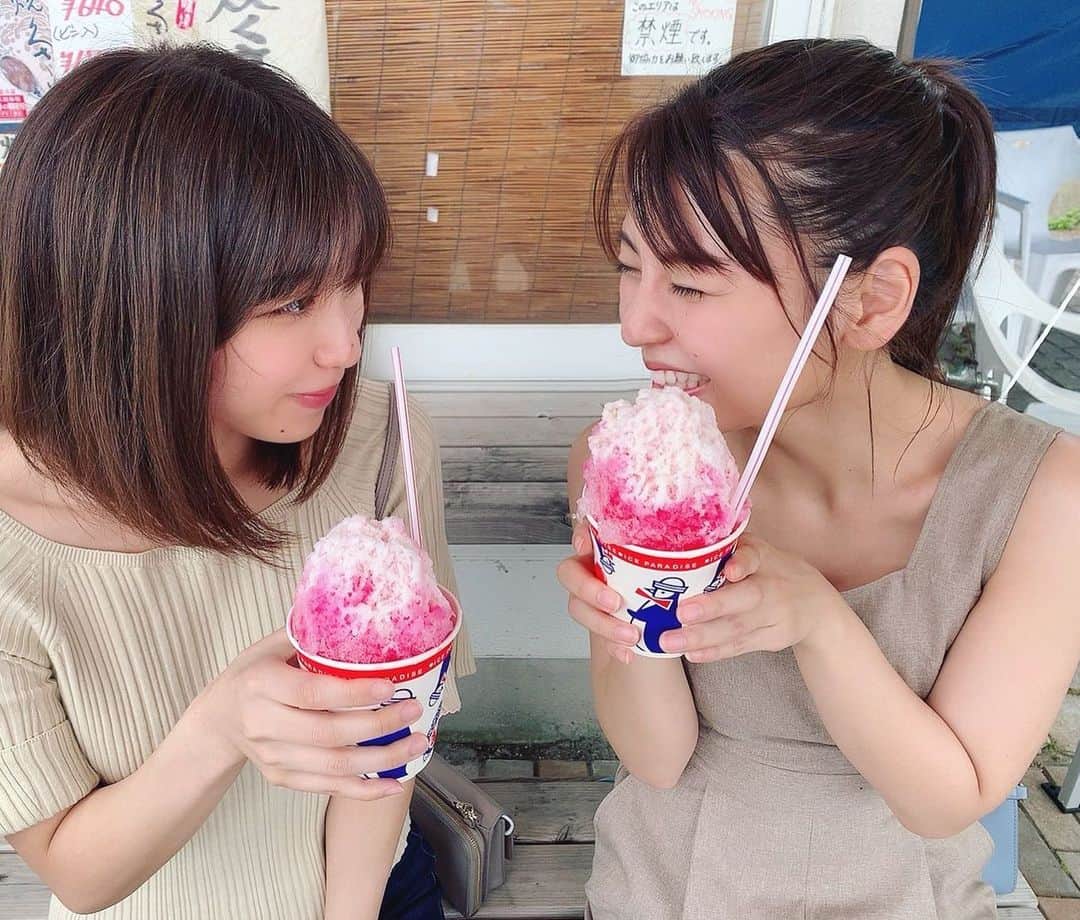 竹本茉莉のインスタグラム：「. 梅雨明けましたね、 夏がやってきたーー🍧 素敵な8月になりますように！」