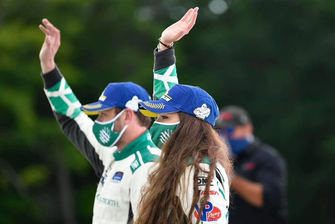 ミシュランさんのインスタグラム写真 - (ミシュランInstagram)「Road America 2020 and IMSA: the story so far. Some of the winners from Saturday including Sheena Monk and Corey Lewis overall in today’s Michelin Pilot Challenge race. Tomorrow’s WeatherTech race airs live on NBC at noon ET! #IMSA #RoadAmerica」8月2日 9時07分 - michelinusa