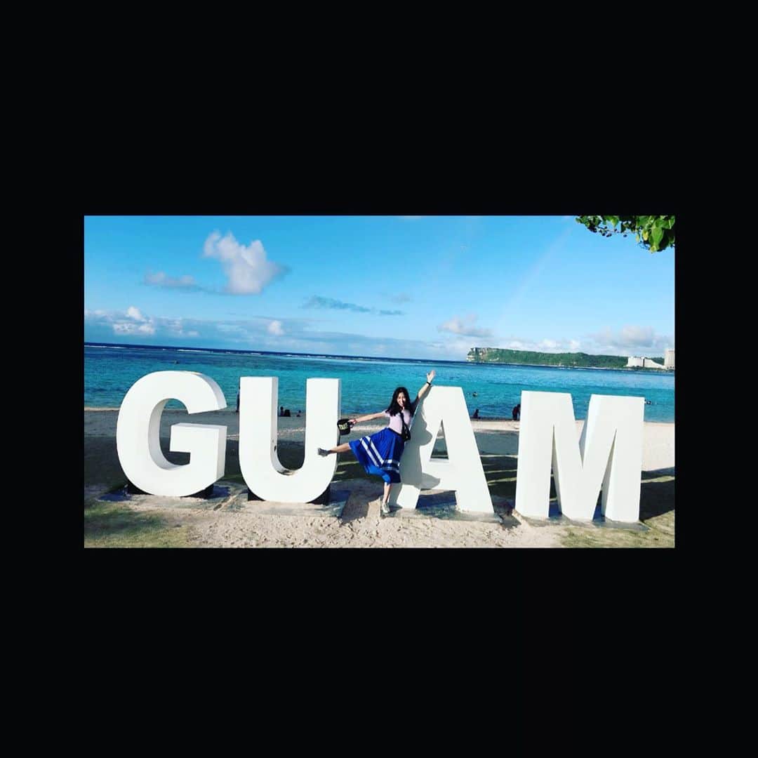 辻やすこのインスタグラム：「GUAMグアム🇬🇺  また行ける日を夢見て💛🧡  wanna visit again❤️  #guam #guamtrip  #guam🌴  #summer  #trip #wannavisitagain  #グアム #グアム旅行  #また行きたい  #夏  #待っててね」
