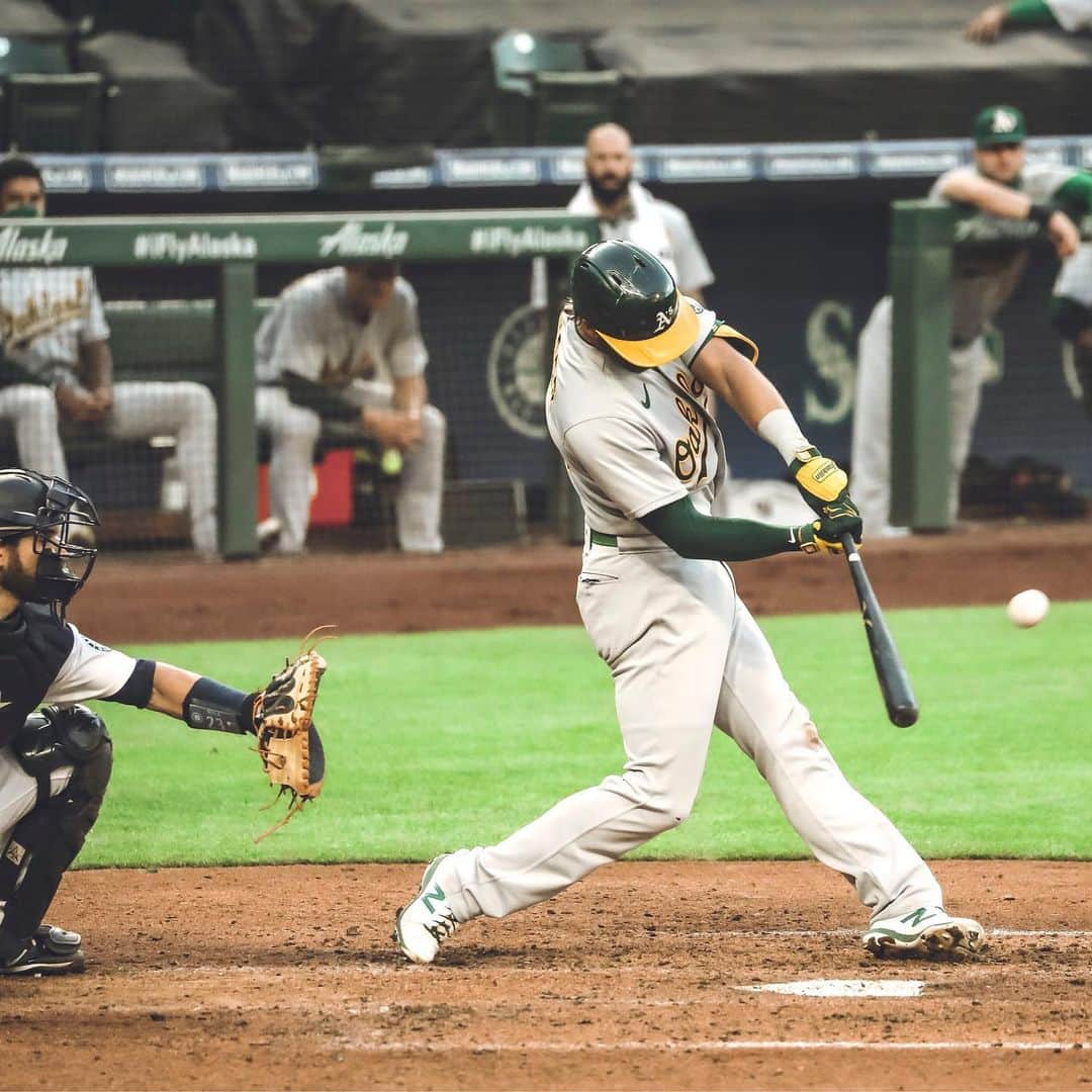 オークランド・アスレチックスさんのインスタグラム写真 - (オークランド・アスレチックスInstagram)「*extremely Scrappy Doo voice*  PINDER POWERRRRRRRRRRRR #RootedInOakland」8月2日 12時30分 - athletics