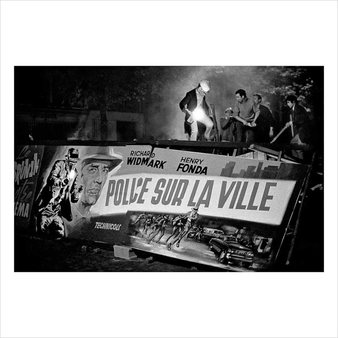 Magnum Photosさんのインスタグラム写真 - (Magnum PhotosInstagram)「“This photo was taken in May ‘68 during the student demonstrations in Paris. On this occasion, the students were also protesting against the Vietnam War. I worked with natural light without using a flash. The students were building barricades with everything they could find on the street, including this movie poster. By an astonishing chance, the French title of this movie “Police Sur La Ville” (“Police in the City”) reflected well the situation in Paris.” – Bruno Barbey⁠ .⁠ Solidarity, the July Magnum Square Print Sale, in support of the @naacp and in collaboration with @voguemagazine, is live until 6PM EST / 11PM BST!⁠ .⁠ This is your final opportunity to purchase signed or estate-stamped prints by over 100 of the world’s leading photographic artists in an exclusive 6x6” format for $100.⁠ .⁠ Magnum photographers and Vogue are both donating 50% of their proceeds to the National Association for the Advancement of Colored People (@naacp), the longest-running, and largest civil rights organization in the United States.⁠ .⁠ The NAACP’s mission is to eliminate race-based discrimination and uphold equality of rights of all persons.⁠ .⁠ Visit the link in bio to shop all the images available.⁠ .⁠ PHOTO: Barricade built out of movie posters. Rue Saint Michel/Rue de Lyon, near the Bastille, France. May 24, 1968. ⁠ .⁠ © #BrunoBarbey/#MagnumPhotos⁠ ⁠ #MAGNUMSQUARE #Solidarity #printsale」8月2日 22時01分 - magnumphotos