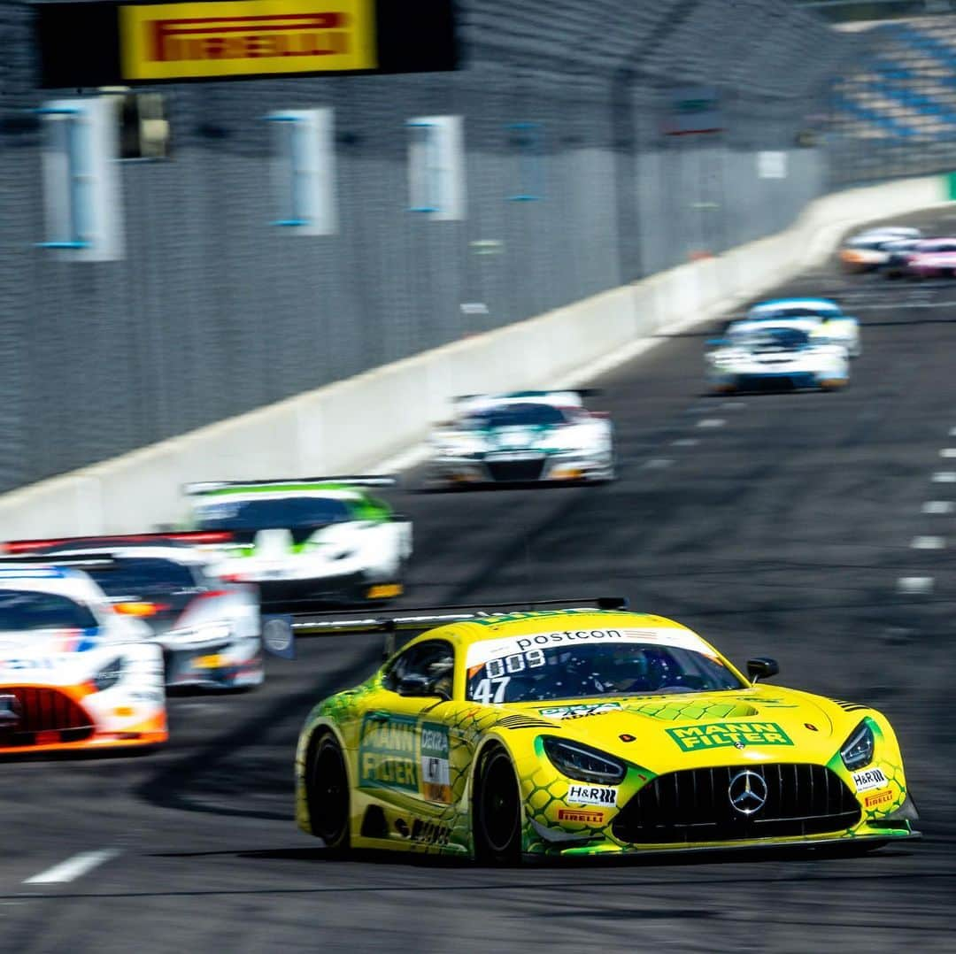 Mercedes AMGさんのインスタグラム写真 - (Mercedes AMGInstagram)「Successful weekend in the ADAC GT Masters at the @dekra_lausitzring! @toksportwrt with @maroengel and @lucastolz celebrated victory and pole position in the first race on Saturday and finished second in the second race on Sunday. Five more top ten results were achieved by our six Mercedes-AMG GT3s of @htpmotorsport / @winwardracing, @schuetzmotorsport and @zakspeed in both races. Some impressions of the season opener in the gallery!  #MercedesAMGMotorsport #MercedesAMG #AMGGT3 #GTMasters @adac_motorsport」8月2日 22時18分 - mercedesamg