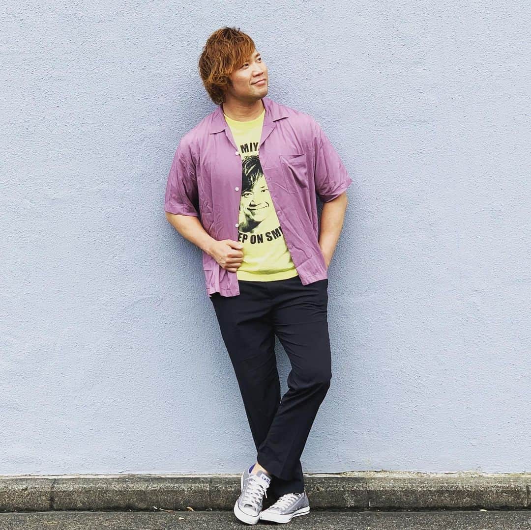 宮原健斗さんのインスタグラム写真 - (宮原健斗Instagram)「kento's new T-shirt﻿ keep on smile😊 #outfit」8月2日 14時27分 - kento_miyahara