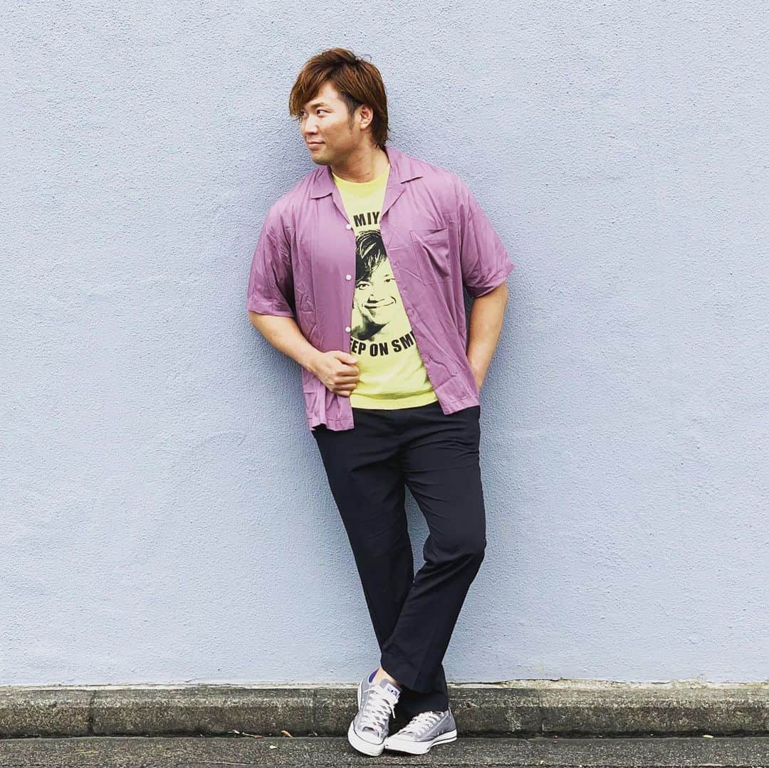 宮原健斗さんのインスタグラム写真 - (宮原健斗Instagram)「kento's new T-shirt﻿ keep on smile😊 #outfit」8月2日 14時27分 - kento_miyahara
