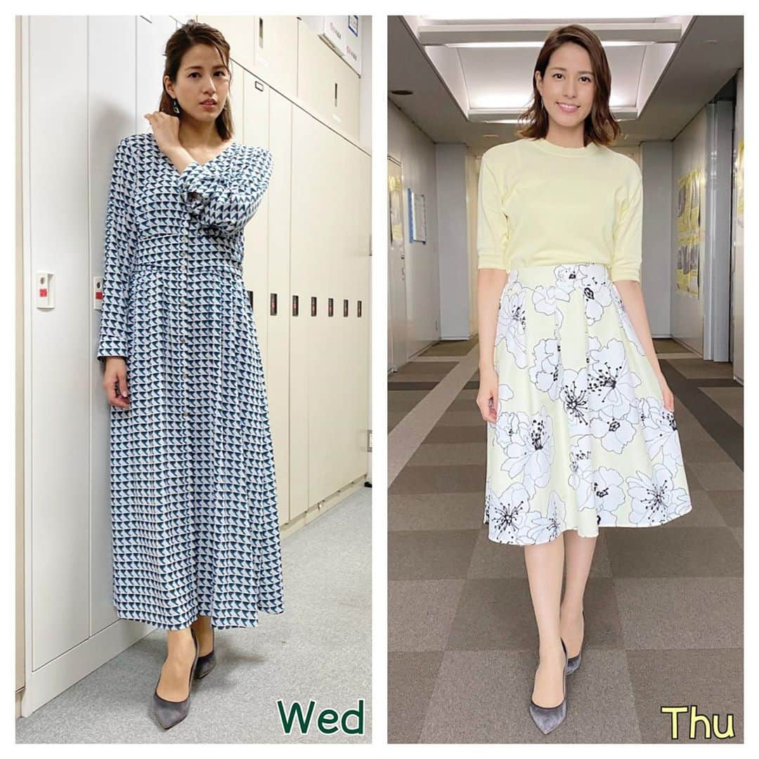 永島優美さんのインスタグラム写真 - (永島優美Instagram)「* 👗Weekly Coordinate（7/26-）👠 * 上下黄色の日🌻🍋 大きめでシックな花柄も好きです。 * - - - - - - - - - - - - - - - - - - - - - - - 👗#weeklyコーデ （Mon＆Tue ▶︎ Wed＆Thu ▶︎ Fri＆Sun） #coordinate #めざましテレビ  #ジャンクスポーツ #今夜7時から #天才キッズ大集合スペシャル お楽しみ下さい☆」8月2日 14時41分 - yuumi_nagashima