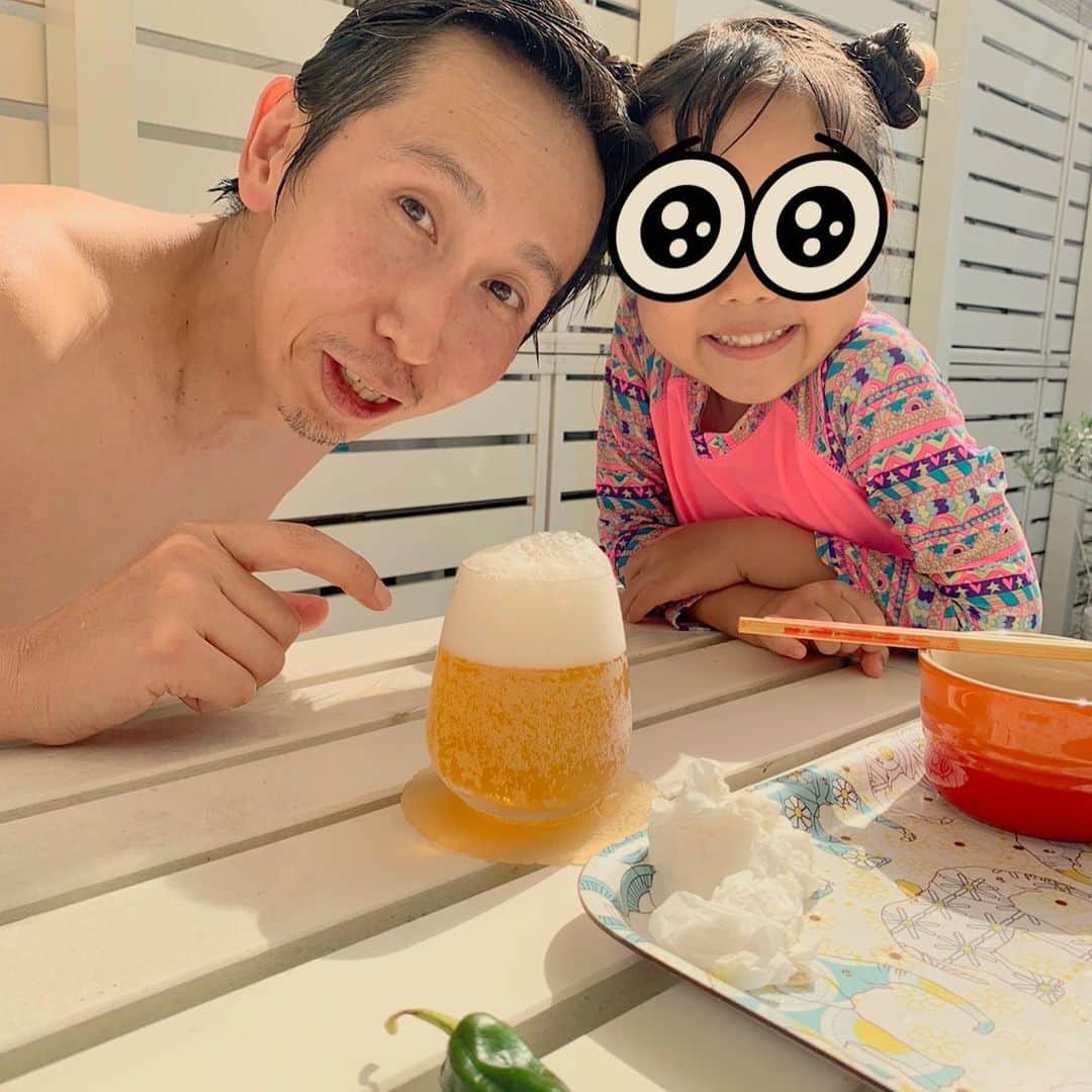 山根良顕さんのインスタグラム写真 - (山根良顕Instagram)「娘の最高の笑顔❤️」8月2日 16時57分 - ungirls_yamane