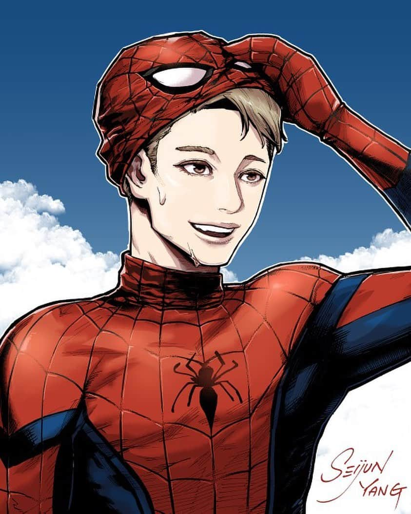 セイジュンさんのインスタグラム写真 - (セイジュンInstagram)「Spider-Man Day! #spiderman #spidermanday #marvel #comics #drawing #artwork #illustration」8月2日 18時11分 - seijun_yang