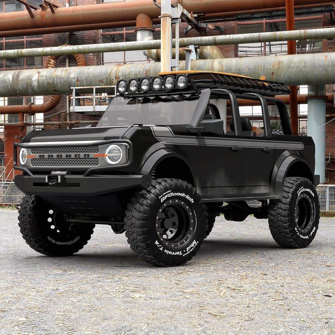 HYPEBEASTさんのインスタグラム写真 - (HYPEBEASTInstagram)「@hypebeastcarclub: @maxlidermotors has given the @ford 2021 Bronco a “MIDNITE EDITION” makeover. It comes painted in black with a blacked-out interior, and fitted with either its standard 2.3-liter EcoBoost engine delivering 270 HP and 310 lb-ft of torque, or the more desirable 2.7-liter V6 that offers 310 HP and 400 lb-ft of torque. Find out more details via the link in our bio. ⁠ Photo: @innov8designlab」8月2日 18時25分 - hypebeast
