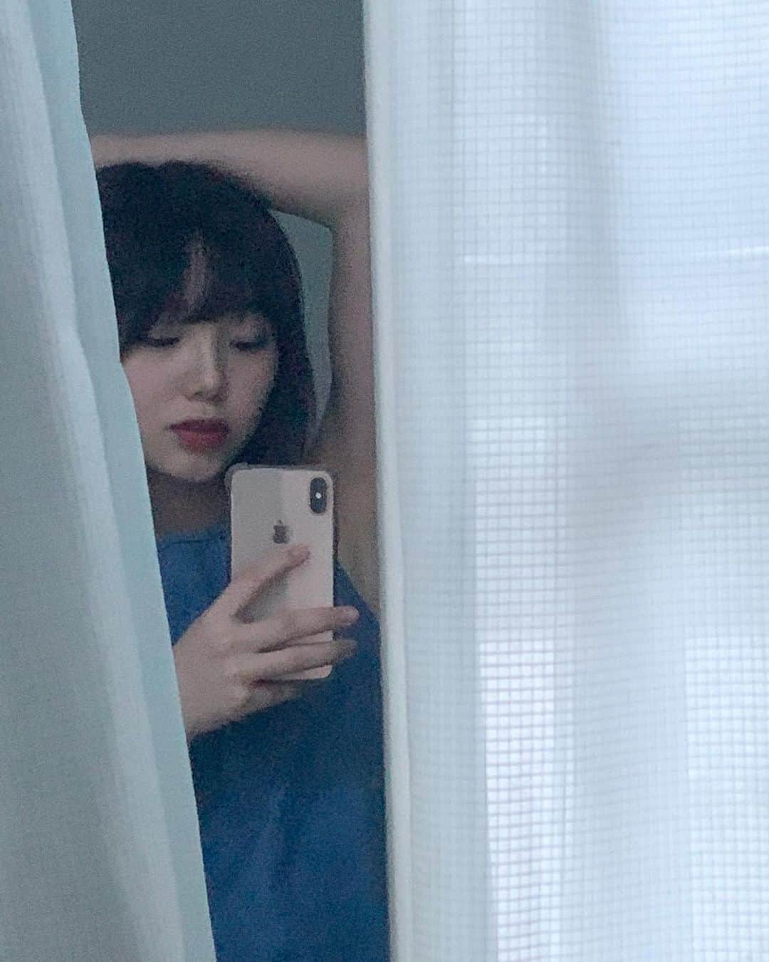 松岡里英さんのインスタグラム写真 - (松岡里英Instagram)「今日🌙  #selfie #mirrorselfie」8月2日 18時52分 - matuoka0519