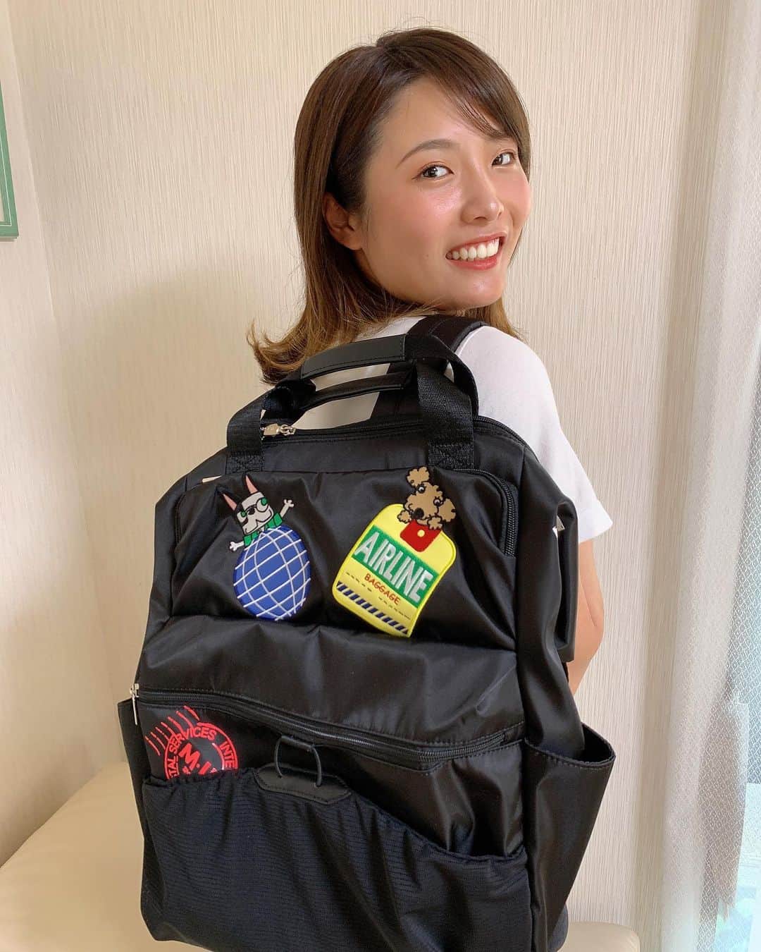 のインスタグラム：「. 最近の私のお気に入り🌟🌟 @mu_sports_global のリュックです🎒 なんと手提げバックにもなるんです👏👏 荷物もたくさん入るので、ゴルフ場に持って行くのにピッタリ💡 是非チェックしてみてください🔍 #musports  #リュック」