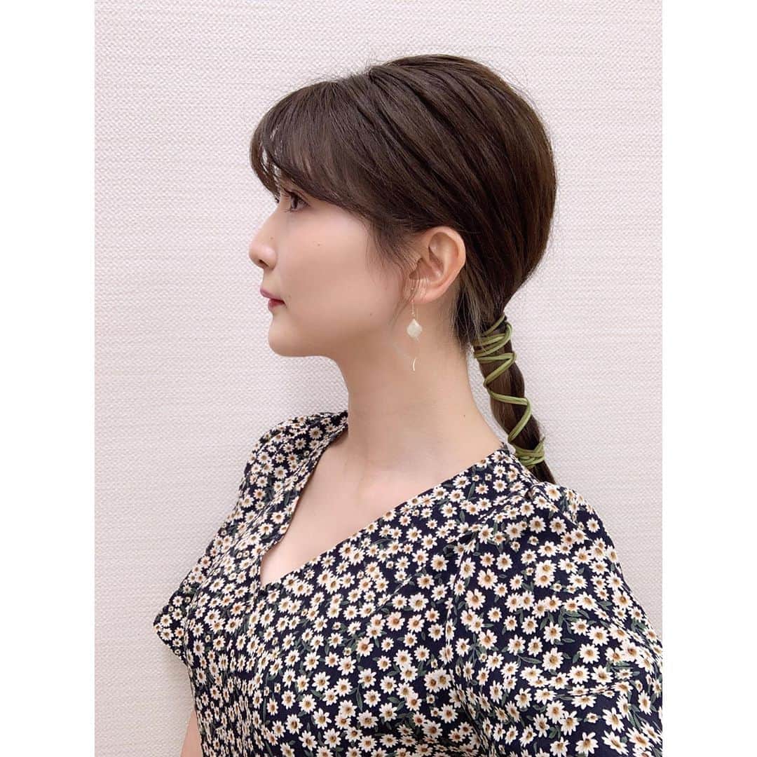 森咲樹のインスタグラム：「＊﻿ ﻿ 初めてのヘアアレンジ🌼﻿ ﻿ ヘアメイクさんが可愛くしてくれました☺️﻿ ﻿ ﻿ #hairstyle #hairstylesforwomen #ヘアスタイル #ヘアアレンジ #hairmake #hairarrange #uugirl #アプガ #idol #idole #chanteuse #danseuse」