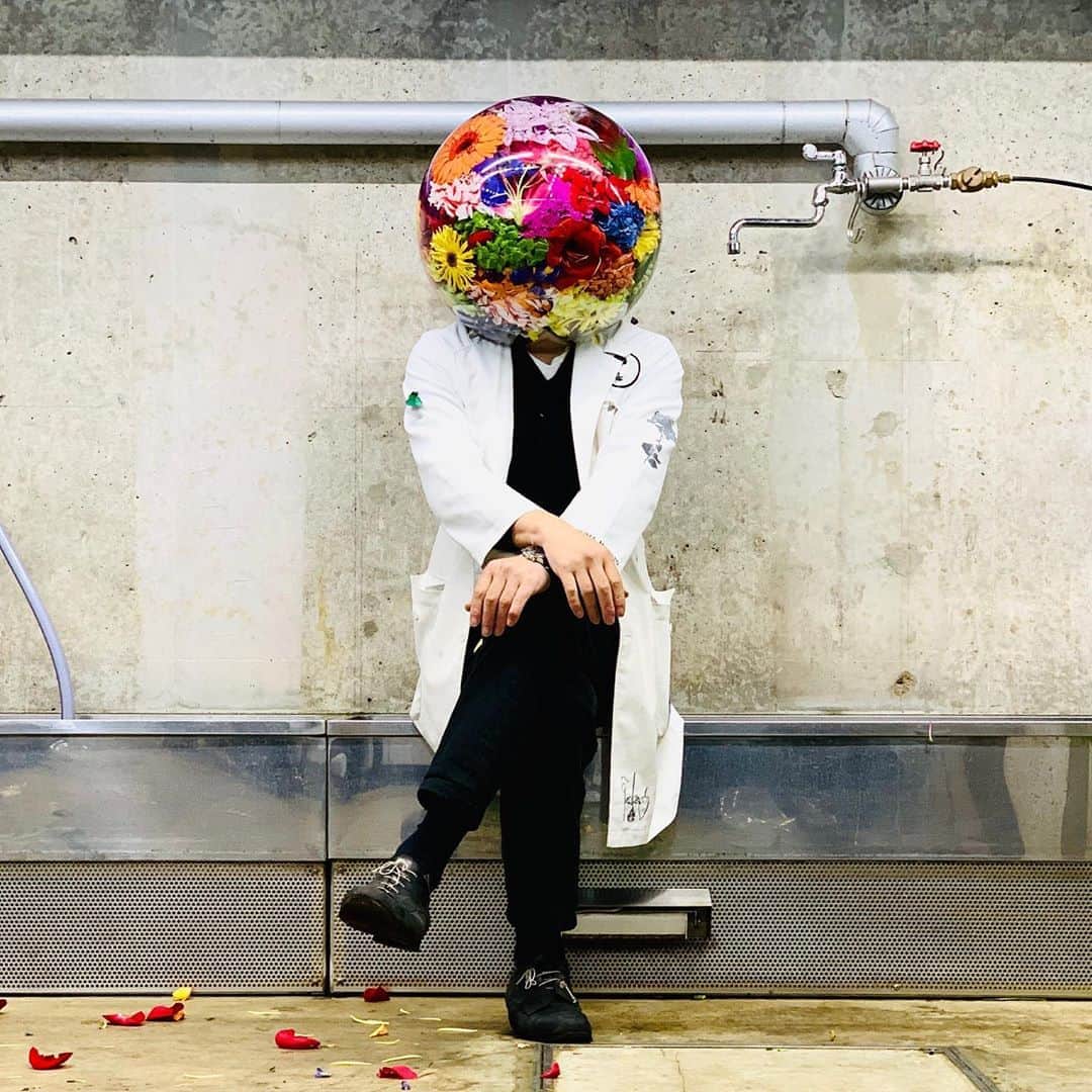 東信のインスタグラム：「Flowers #amkk #amkkproject #makotoazuma #azumamakoto #東信花樹研究所 #東信 #jardinsdesfleurs #shiinokishunsuke #flowerart #flower #flowers」