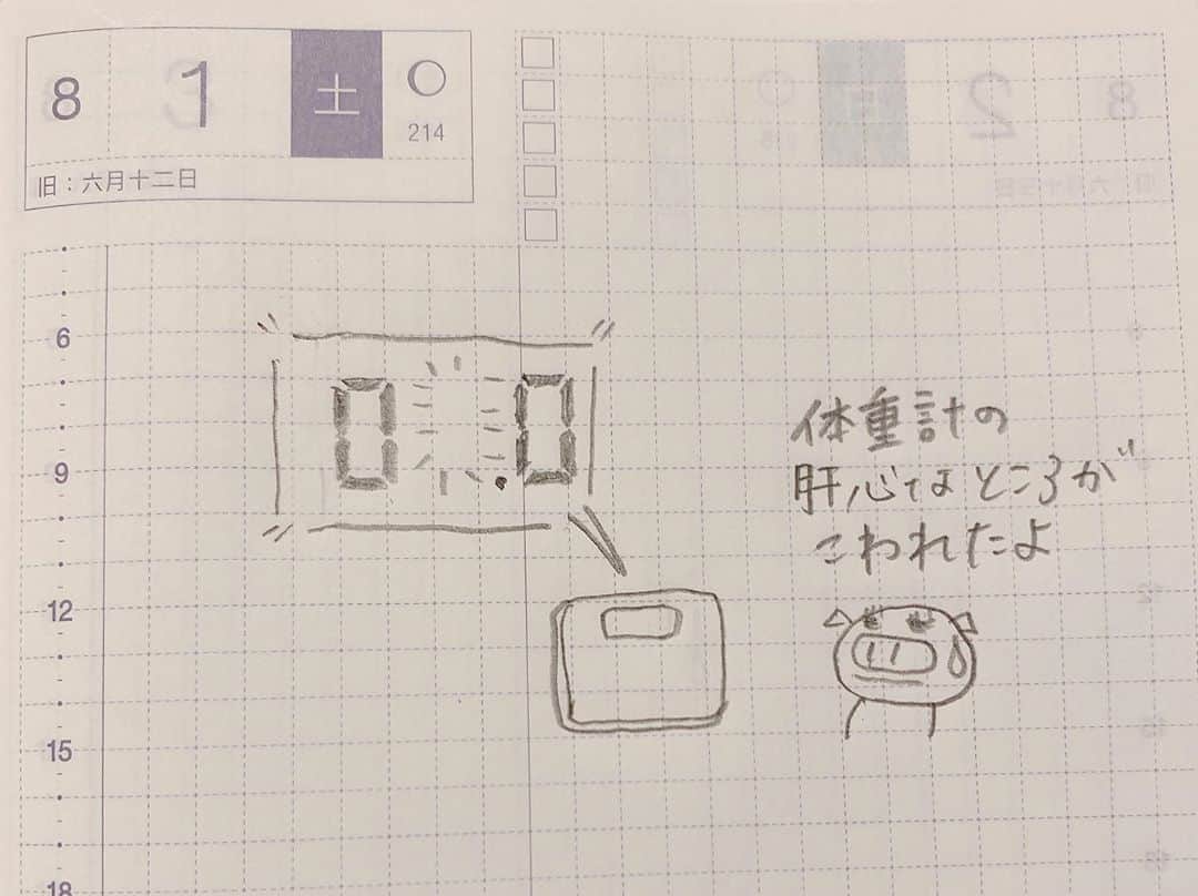 大月さゆさんのインスタグラム写真 - (大月さゆInstagram)「、、、かなりアバウト、、、﻿ ﻿  ﻿#一桁秘密体重計 #そこが肝心なのに」8月2日 20時18分 - sayuotsuki_official