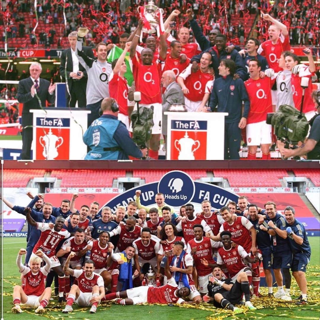 ロベール・ピレスのインスタグラム：「Congratulations Boys...London is Red🔴🏆」